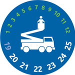 Headway Specialty Hard Hat Stickers - AERIAL LIFT