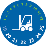 Headway Specialty Hard Hat Stickers - FORKLIFT