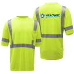 Class 3 Lime Short Sleeve Shirt + Headway Logo