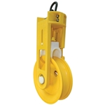 Aerial Buddy® Fiber Optic Sheave with Slip Hook, 8 in.