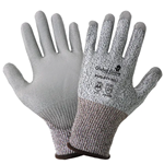 Salt-and-Pepper Polyurethane Coated Cut Resistant Gloves - PUG-611