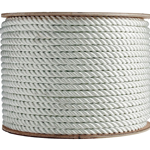 3-Strand Nylon Rope 1/2" x 1,200' - White