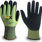 C2V OMNI-X 1132G 18-Gauge Cut A5 HV Lime Glove