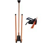 Windmaster 5' Dual Spring Sign Stand w/ Metal Adjustable Roll-Up Bracket