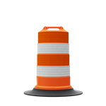 Commander Drum, High Density w/ 4-6” HIP Reflective Sheeting Stripes