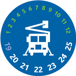 Headway Specialty Hard Hat Stickers - BUCKET TRUCK