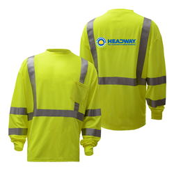 Class 3 Lime Long-Sleeve Wicking Shirt +  Headway