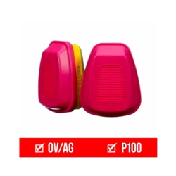 3M™ Organic Vapor/Acid Gas Cartridge/Filter - 2/PK