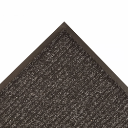 Anti-Slip Entry Rug Mat, Charcoal Black, 3' x 5'