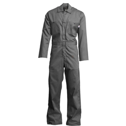 Lapco 7oz FR/Arc Rated Cotton Economy Coverall, Gray