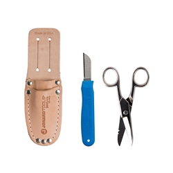 Jonard Tools Splicer's Kit (Scissors, Splicing Knife, Pouch)