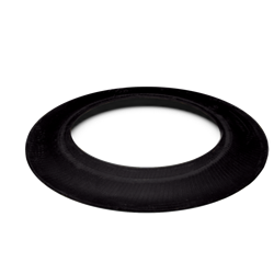 Plasticade 4500 Tire Ring, Fits Commander Traffic Drum, Black, 25" W x 25" H