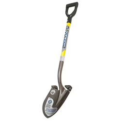 Vulcan 34542 PRY-F Shovel, Steel Blade, Fiberglass Handle, D-Shaped Handle, 29 in L Handle